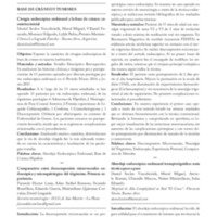 Resúmenes de los trabajos presentados <br /><br />
en las XIV Jornadas Argentinas de Neurocirugía 2017